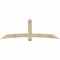 Ekena Millwork Bellingham Rough Sawn Timber Gable Bracket, Douglas Fir, 96"W x 32"H x 2"D x 6"F, 8/12 Pitch GBW096X32X0206BEL00RDF - alternate 1